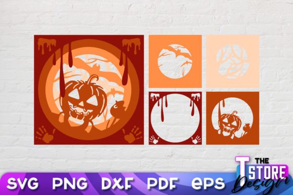 3d Halloween SVG Paper Cut Files SVG Graphics