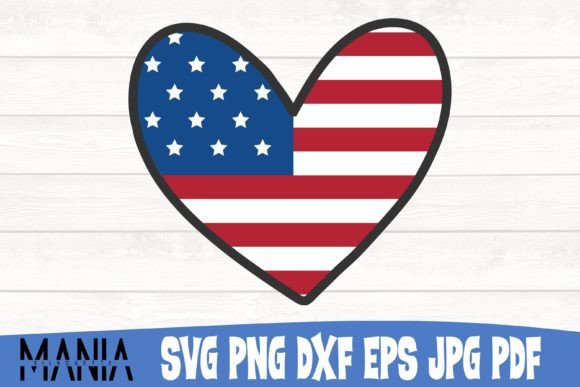 American Heart SVG Design: A Powerful Graphic Template for Local Branding
