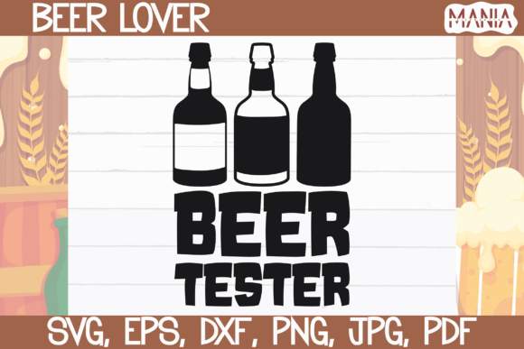 Beer Tester SVG Design for Creative Marketplace Sellers