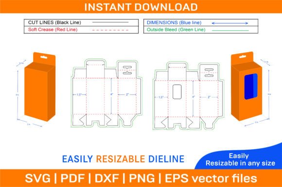 Bottom Snap Lock Hanging Window Mobile C: A Graphic Design Asset for Print Templates