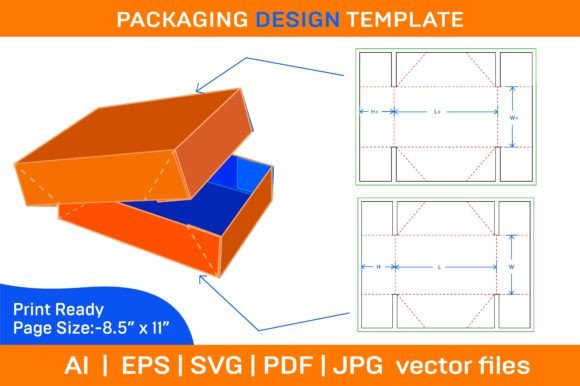 Cardboard Carton Box, FEFCO-304 Standard for Handmade Business Graphics