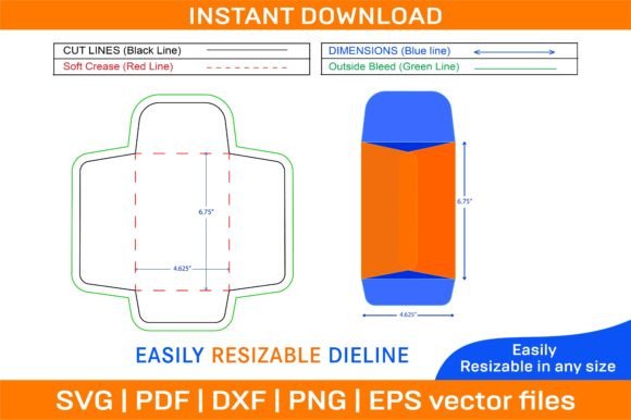 Catalog Envelope 4.625x6.75 Inch Dieline: A Practical Print Template for Digital Sellers