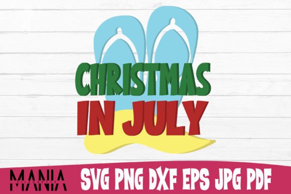 Christmas in July Flip Flops Svg Review for Real Embroidery Projects