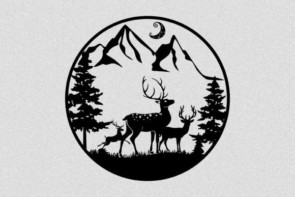 Deer Family Svg Sing at the Moon Review