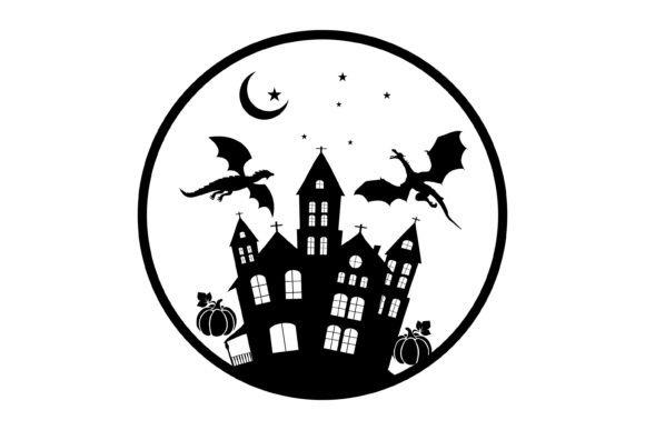 Dragons SVG File Halloween Craft Design for Creative Branding