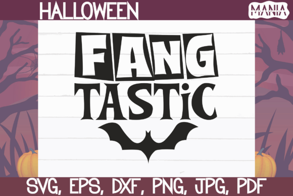 Fangtastic Halloween SVG Graphic Templates for Bold Visual Impact