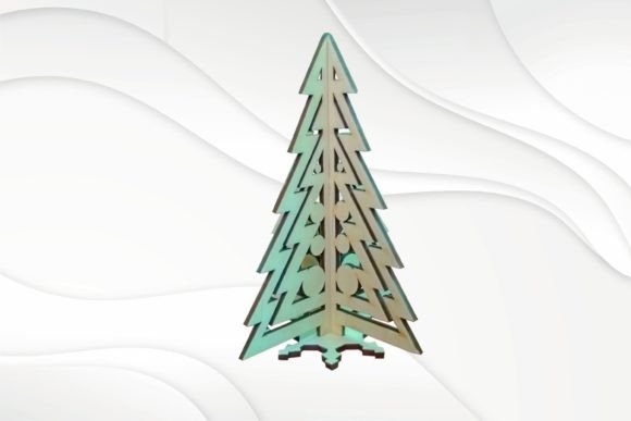 Gift Christmas Tree Laser Cutting Design for Winter Amp Branding