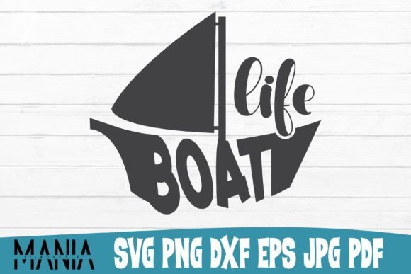Life Boat SVG Cut File: A Graphic Template for Modern Blog Design