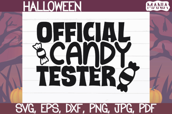 Official Candy Tester SVG: A Vibrant Graphic Template for Creative Branding