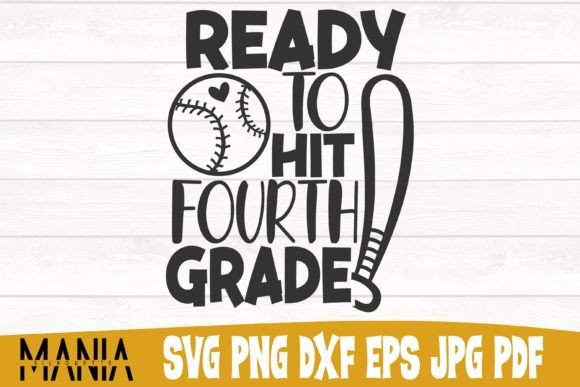 Ready to Hit Fourth Grade Graphics for Local Business Branding