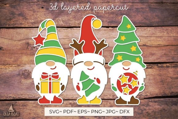 Santa Gnome 3d Christmas Gnomes Svg Review