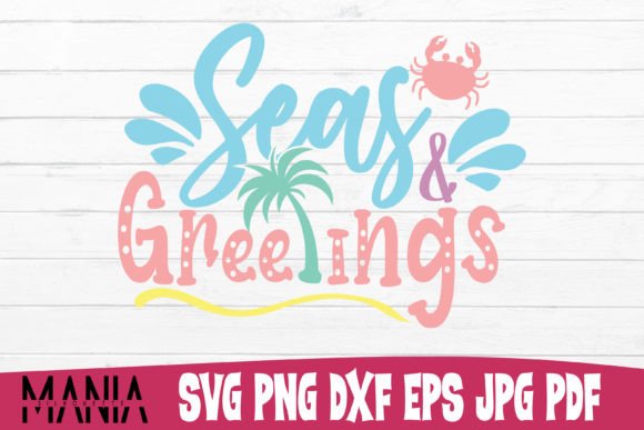 Seas and Greetings: A Graphic Template for Creative Designers