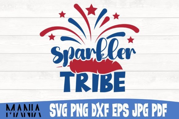 Sparkler Tribe SVG Design: A Graphic Template for Creative Projects
