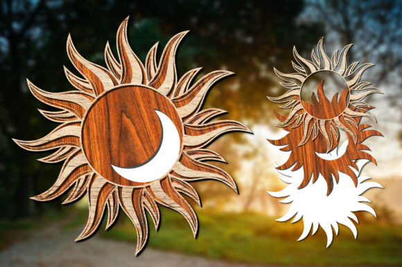 Sun with Moon 3D Wooden: Laser Cutting and Art Amp Review