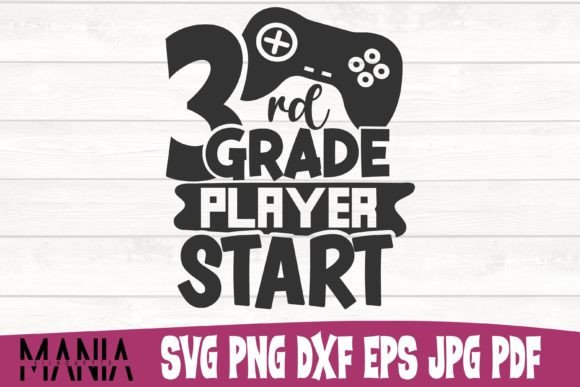 Third Grade Player Start SVG: A Versatile Graphic Template for Crafters