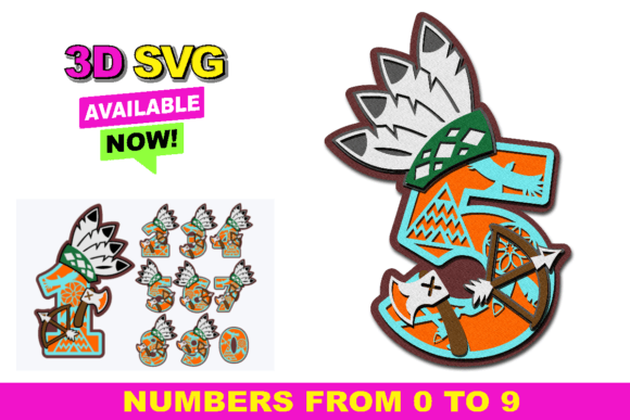 Tribal Numbers for Crafts: A Graphic Design Asset Worth Adding to Your Toolkit