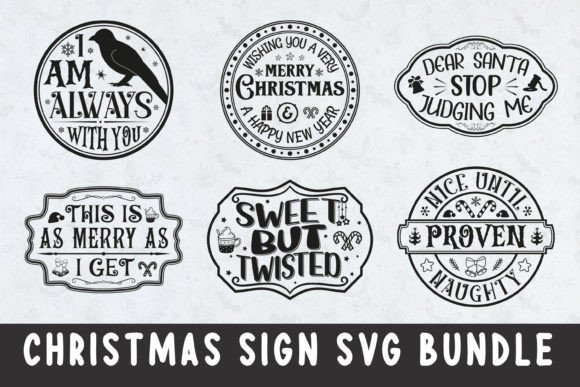 Vintage Christmas Sign SVG Design: Graphics and Crafts Review